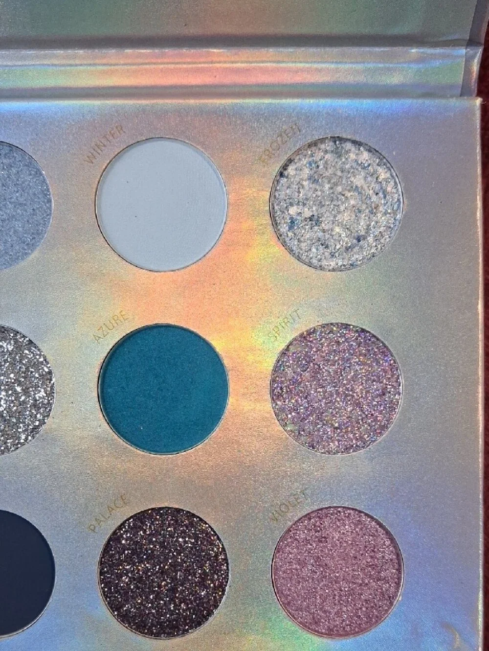 Green Alasko Iridescent Blue & Teal Eyeshadow Palette